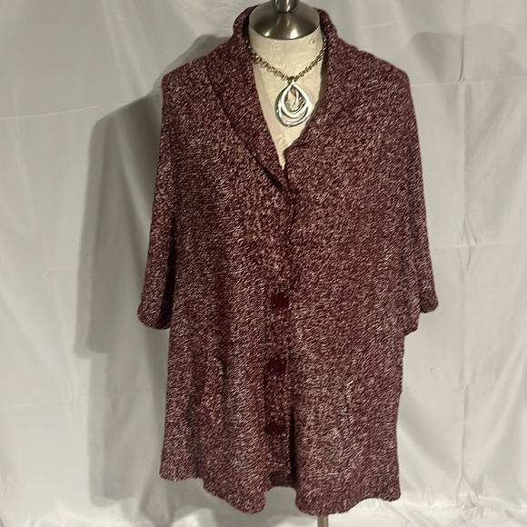 Catherine women’s plus size button down sweater size 3X (26/28W). - Picture 1 of 9